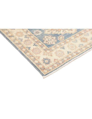 Rug Kazak Afghanistan 104x149 Blue Cream