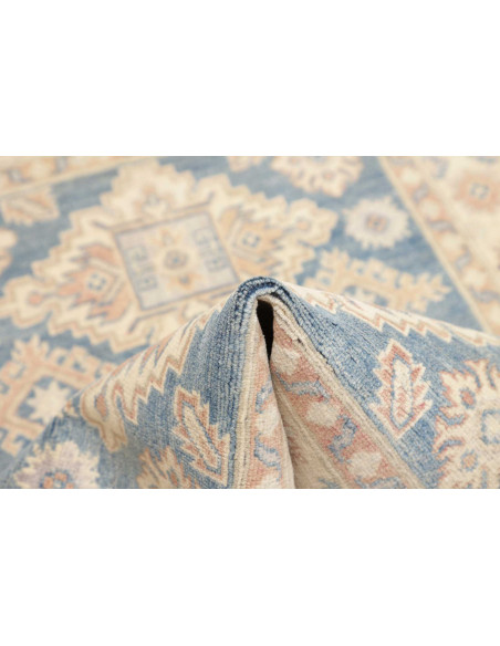 Rug Kazak Afghanistan 104x149 Blue Cream
