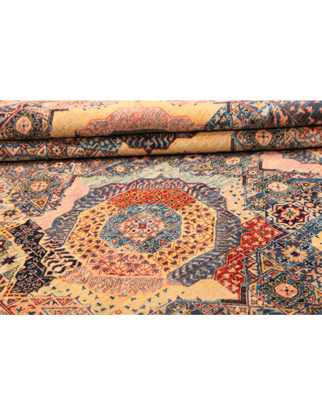 Mamlouk 200x299 Cm Mamlouk, Pakistan, Lana Cardata A Mano