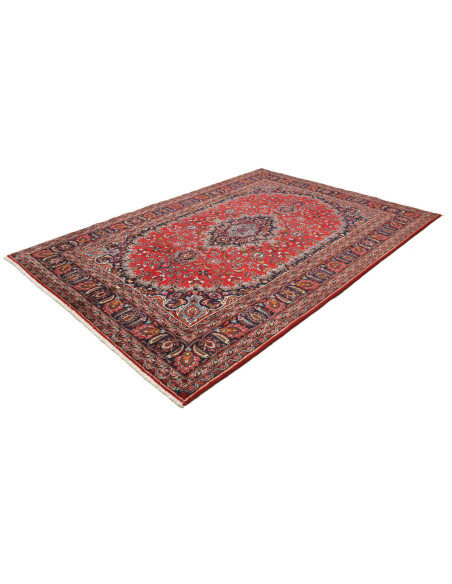 Rug Sabzevar Persia maroon blue 204x288