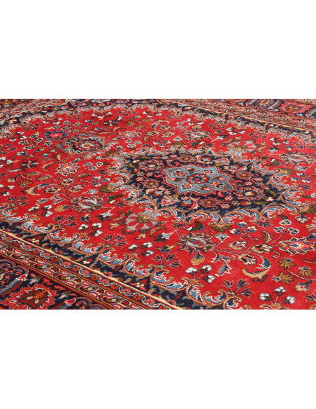 Rug Sabzevar Persia maroon blue 204x288