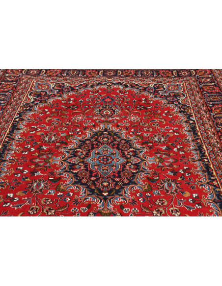Rug Sabzevar Persia maroon blue 204x288
