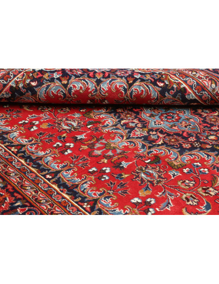 Rug Sabzevar Persia maroon blue 204x288