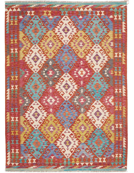 Rug Kilim Afghanistan 167x242 Terracotta Red