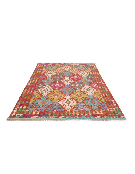 Rug Kilim Afghanistan 167x242 Terracotta Red