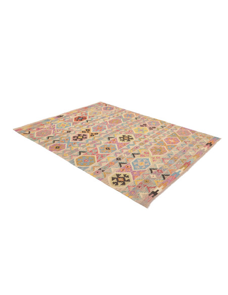 Rug Kilim Afghanistan 168x232 Beige Cream