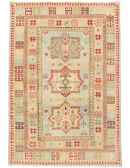 Kazak 119x175 Cm Kazak, Afghanistan, Hand-carded Wool warp: