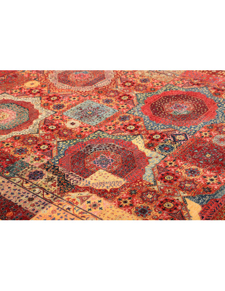 Rug Mamlouk Pakistan 200x303 Red Blue