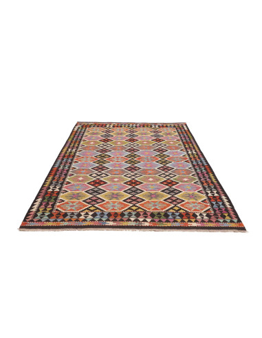 Rug Kilim Afghanistan 168x251 Multicolor Black