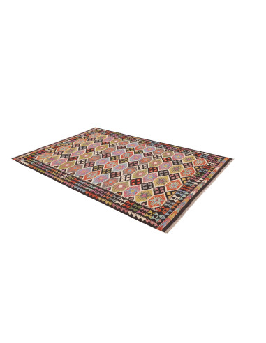 Rug Kilim Afghanistan 168x251 Multicolor Black