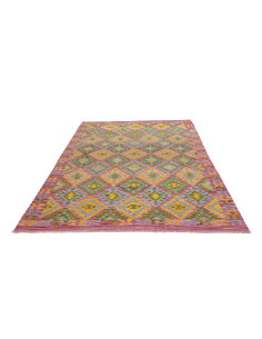 Rug Kilim Afghanistan 171x241 Fuchsia Yellow 2