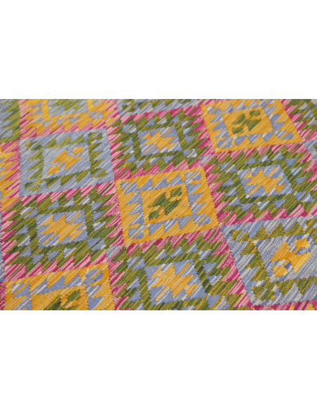 Rug Kilim Afghanistan 171x241 Fuchsia Yellow