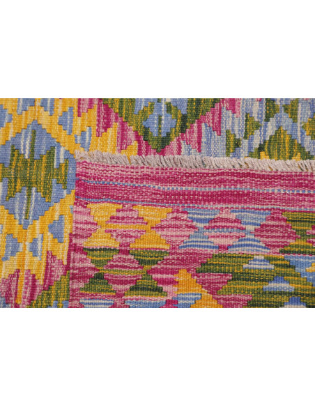 Rug Kilim Afghanistan 171x241 Fuchsia Yellow