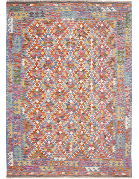 Rug Kilim Afghanistan 172x247 Sky Blue