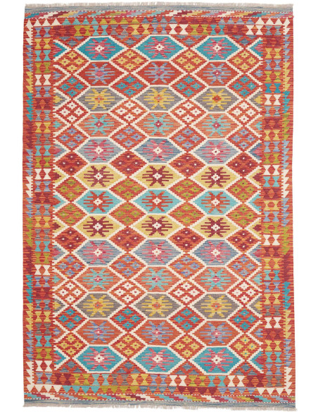 Rug Kilim Afghanistan 173x255 Red Orange