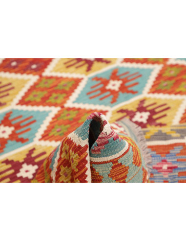 Rug Kilim Afghanistan 173x255 Red Orange