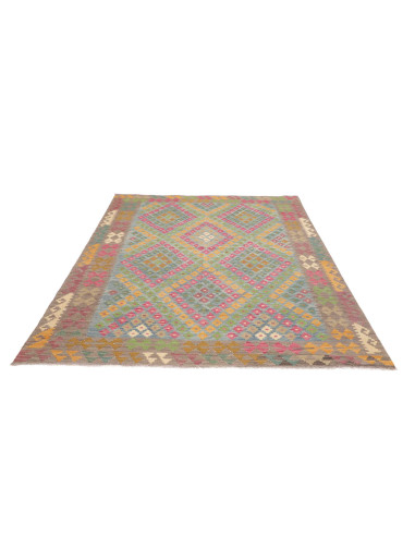Rug Kilim Afghanistan 175x243 Light Blue