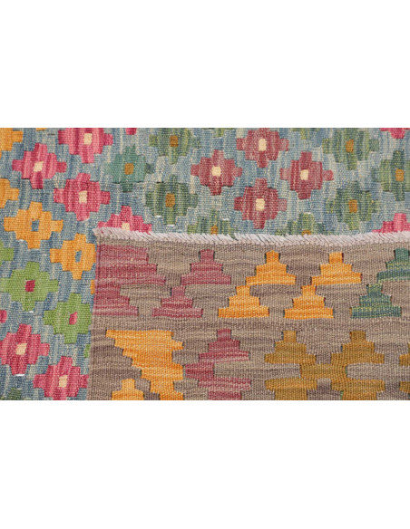 Rug Kilim Afghanistan 175x243 Light Blue