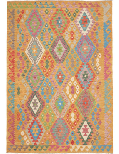 Rug Kilim Afghanistan 175x245 Ochre Yellow
