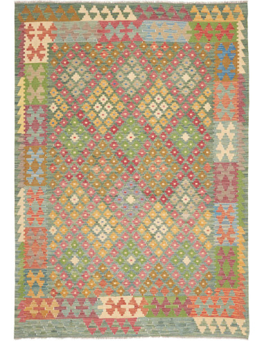 Rug Kilim Afghanistan 176x247 Muted Teal