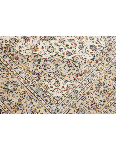 Tappeto Kashan Persia beige verde 204x320