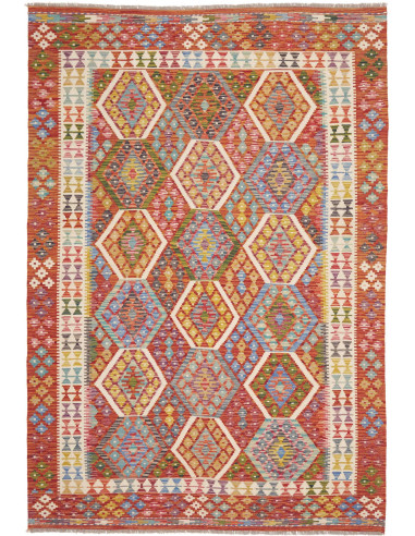 Rug Kilim Afghanistan 176x253 Terracotta Red