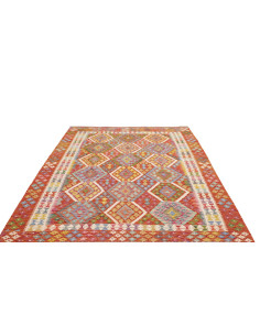 Rug Kilim Afghanistan 176x253 Terracotta Red 2