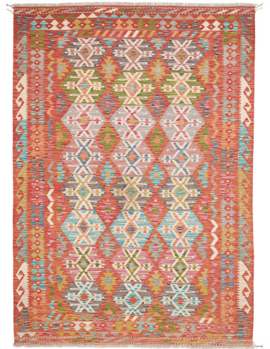 Rug Kilim Afghanistan 178x259 Terracotta Multic