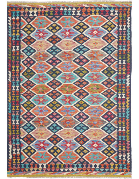 Rug Kilim Afghanistan 179x253 Dark Blue
