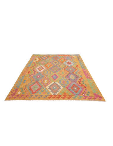 Rug Kilim Afghanistan 180x243 Mustard Yellow