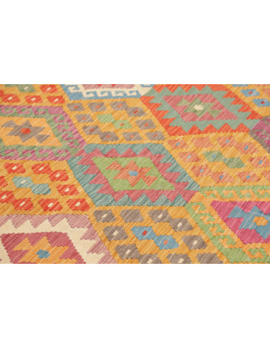 Rug Kilim Afghanistan 180x243 Mustard Yellow