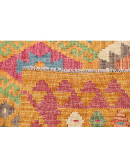 Rug Kilim Afghanistan 180x243 Mustard Yellow