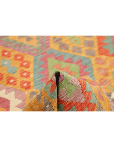 Rug Kilim Afghanistan 180x243 Mustard Yellow