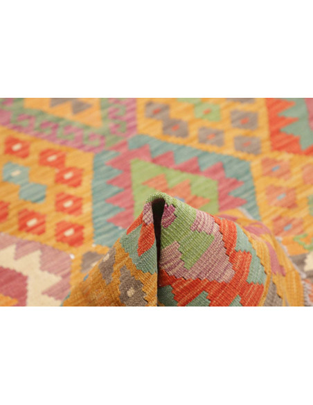 Rug Kilim Afghanistan 180x243 Mustard Yellow