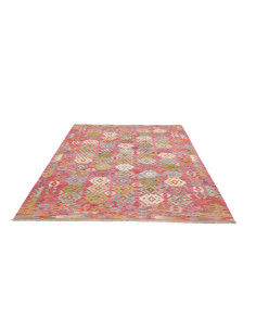 Rug Kilim Afghanistan 180x247 Red Multicolor 2
