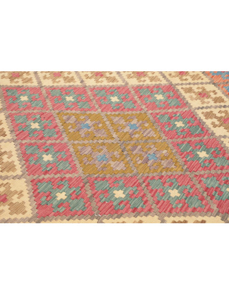 Tappeto Kilim Afghanistan 189x240 Rosso Arancio