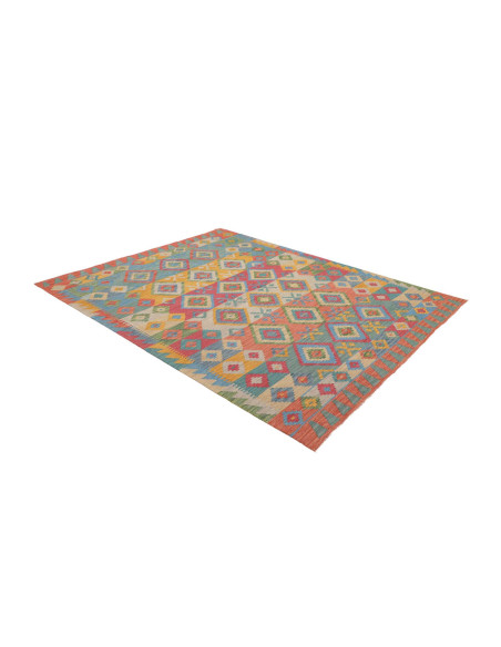 Tappeto Kilim Afghanistan 189x238 Blu Azzurro