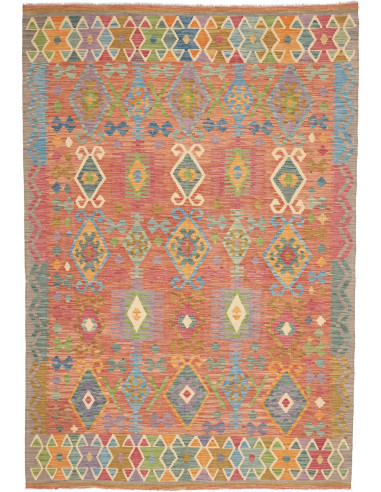 Tappeto Kilim Afghanistan 169x247 Terracotta Az
