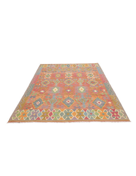 Tappeto Kilim Afghanistan 169x247 Terracotta Az