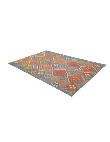 Tappeto Kilim Afghanistan 175x250 Blu Corallo