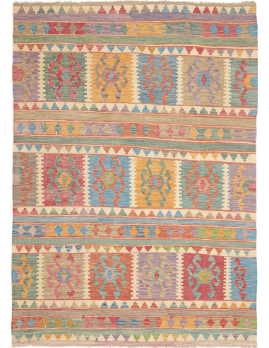 Tappeto Kilim Afghanistan 173x242 Multicolore