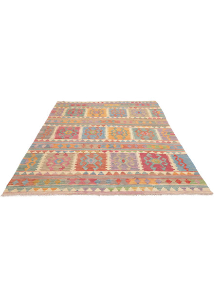 Tappeto Kilim Afghanistan 173x242 Multicolore