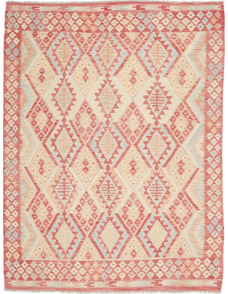 Tappeto Kilim Afghanistan 179x235 Rosso Terraco