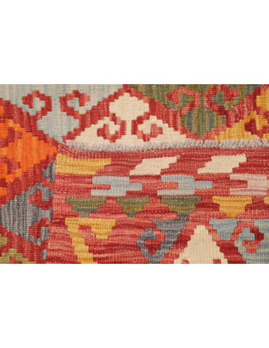 Tappeto Kilim Afghanistan 176x250 Rosso Arancio