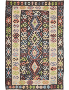 Rug Kilim Afghanistan 169x256 Dark Brown