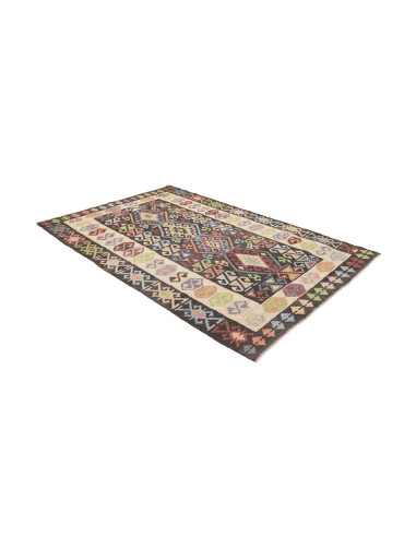 Tappeto Kilim Afghanistan 169x256 Marrone Scuro