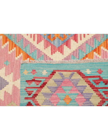 Tappeto Kilim Afghanistan 182x237 Rosa Pastello