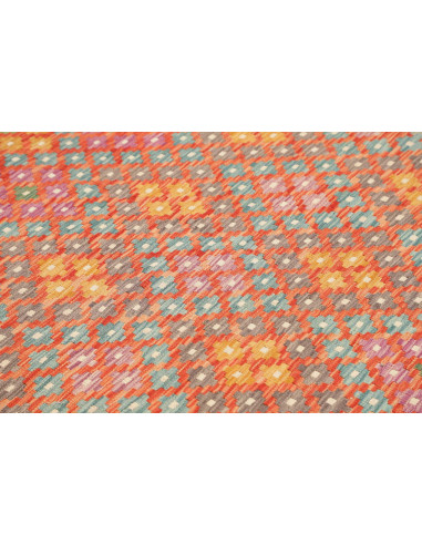 Tappeto Kilim Afghanistan 179x247 Arancione Ros