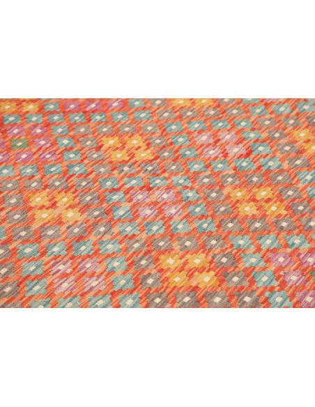 Tappeto Kilim Afghanistan 179x247 Arancione Ros