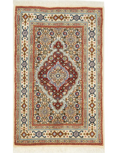 Rug Moud Persia maroon beige 57x90